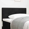 vidaXL Headboard with Headboard Black 100 cm Faux Leather