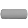 vidaXL Bolster Pillows 2 pcs Cloud Grey &Oslash; 25 x 70 cm Fabric