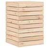 vidaXL Laundry Basket 44x44x66 cm Solid Wood Pine