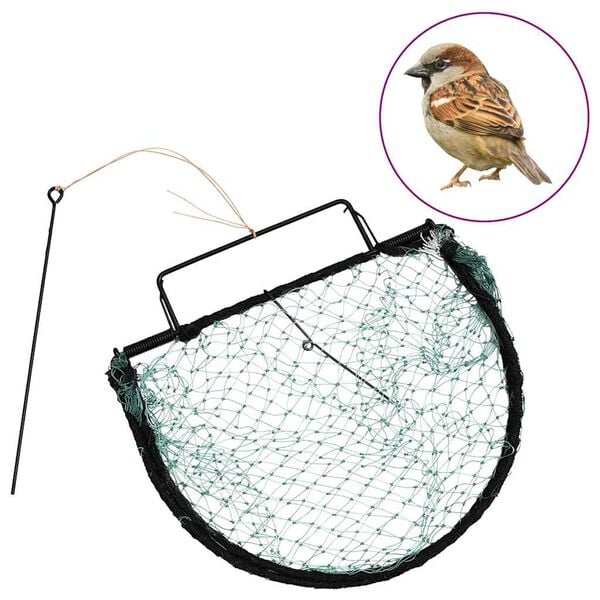 vidaXL Bird Trap Green 30 cm Steel