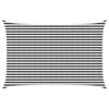 vidaXL Sunshade Sail 3 x 4.5 m HDPE Rectangular Anthracite and White