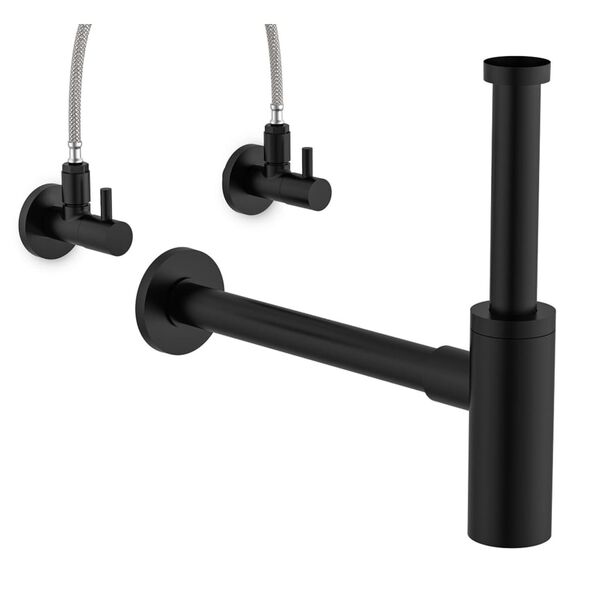 SCH&Uuml;TTE Design Bottle Siphon Black