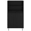 vidaXL Highboard Black 60 x 36 x 110 cm Engineered wood