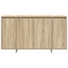vidaXL Sideboard Sonoma Oak 135 x 41 x 75 cm Engineered Wood