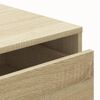 vidaXL Corner Chest of Drawers Sonoma Oak 80x41x58 cm Engineered Wood