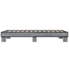 vidaXL Bed Frame without Mattress Grey Sonoma 90x200 cm