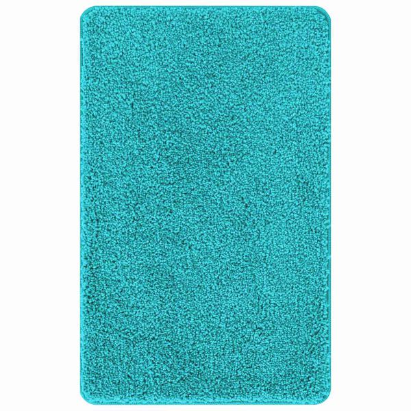 vidaXL Anti-slip Bath Mat Turquoise 50 x 80 cm PP