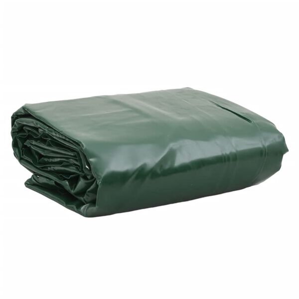vidaXL Tarpaulin Green 5x7 m 650 g/m&sup2;