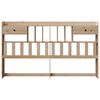 vidaXL Headboard with Storage 180 cm Solid Wood Pine