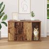 vidaXL Cat House Old Wood 85 x 55 x 50 cm Engineered Wood