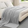 vidaXL Throw Blankets 6 pcs Grey 240 x 270 cm Fleece