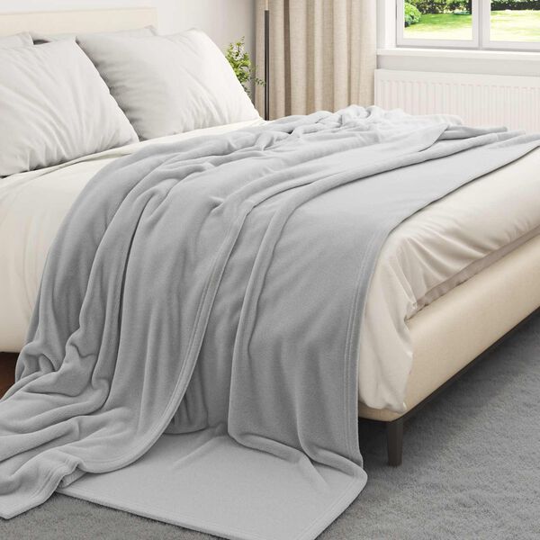 vidaXL Throw Blankets 6 pcs Grey 240 x 270 cm Fleece