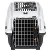vidaXL Pet Carrier with Metal Door 55x36x35 cm Polypropylene