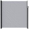 vidaXL Retractable Side Awning Grey 600 x 180 cm Polyester