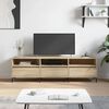 vidaXL TV Cabinet Sonoma Oak 150x30x44.5 cm Engineered Wood
