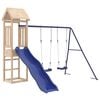 vidaXL Outdoor Playset | Blue, Pine | Solid Pine Wood, Polypropylene | Large