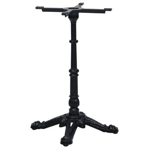 vidaXL Bistro Table Leg Black 52x52x72 cm Cast Iron