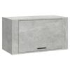 vidaXL Wall-mounted Shoe Cabinet Concrete Grey 70x35x38 cm Engineered Wood