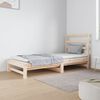 vidaXL Pull-out Day Bed without Mattress 2x(90x190) cm