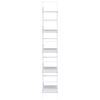 vidaXL 5-Layer Book Shelf White 60x27.6x158.5 cm Engineered Wood
