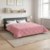 vidaXL Winter Duvet Pink 220 x 240 cm Microfiber and Teddy fleece