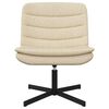 vidaXL Swivel Chair Cream 63 x 75 x 76 cm Fabric
