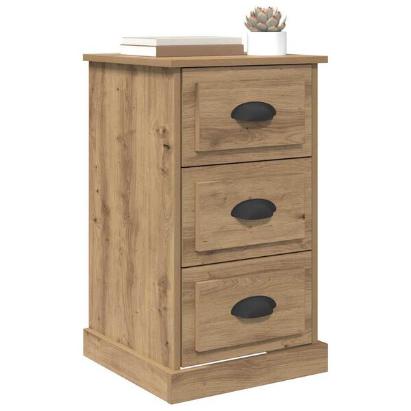 vidaXL Bedside Cabinet Artisan Oak 39 x 39 x 67.5 cm Engineered Wood