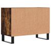 vidaXL TV Cabinet Smoked Oak 69.5x30x50 cm Engineered Wood