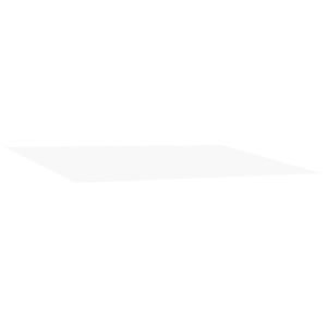 vidaXL Awning Replacement Fabric White 500 x 350 cm Polyester