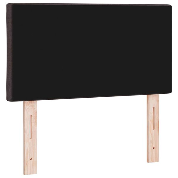 vidaXL Headboard with Headboard Dark Brown 80 cm Faux Leather