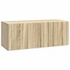 vidaXL Wall-Mounted TV Cabinet 78.5 x 31 x 30 cm Sonoma Oak