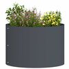 vidaXL Garden Planter Anthracite 30 x 30 x 20 cm Cold-rolled Steel