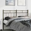 vidaXL Metal Replace Headboard Black 135 cm
