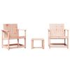 vidaXL 3 Piece Garden Lounge Set Solid Wood Douglas