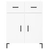 vidaXL Highboard White 69.5x34x180 cm Engineered Wood