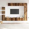 vidaXL 9 Piece TV Cabinet Set Wall-mounted Old Wood Engineered Wood