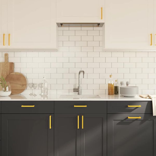 vidaXL Cabinet Handles 10 pcs Gold 128 mm Stainless Steel