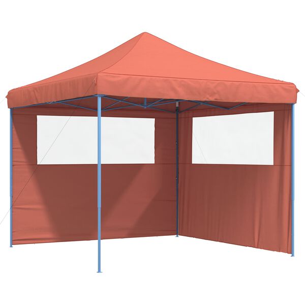vidaXL Party Tent Folding Terracotta 292 x 292 x 315 cm Oxford Fabric