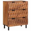 vidaXL Sideboard Acacia Brown Finish Solid Mango Wood