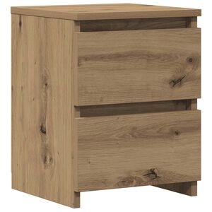 vidaXL Bedside Cabinet&nbsp;Aritisan Oak 30x30x40 cm Engineered Wood