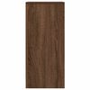 vidaXL Sideboard Brown Oak 29.5x34x76 cm Engineered Wood