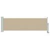 vidaXL Side Awning 60 x 300 cm 100% polyester iron steel Rectangular