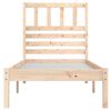 vidaXL Bed Frame without Mattress 90x190 cm Single Single Solid Wood Pine