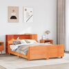 vidaXL Bed Frame without Mattress Wax Brown 140x200 cm Solid Wood Pine