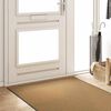 vidaXL Doormat Other Cream and Black 120 x 400 cm Polyamide and PVC