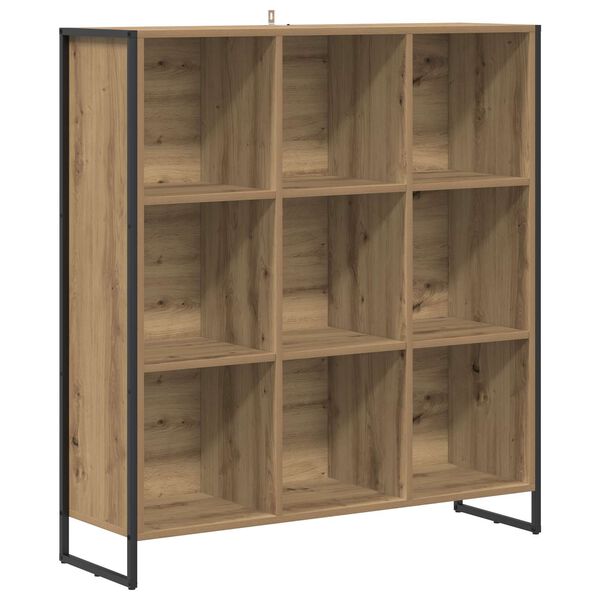 vidaXL Book Cabinet Artisian Oak 99.5 x 30 x 108.5 cm Engineered Wood