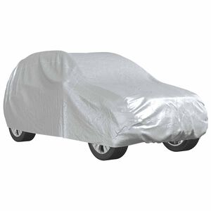 vidaXL Car Cover for SUV with Buckle Straps Full Silver M