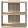 vidaXL Bookcase 3-Tier Sonoma Oak 60x30x60 cm Engineered Wood