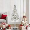 vidaXL Christmas Tree with 150 LEDs White 150 cm PE and Steel