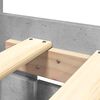 vidaXL Bed Frame with Headboard without Mattress Concrete Grey 180x200 cm Super King
